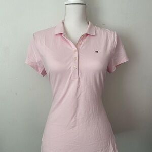 pink preppy polo shirt